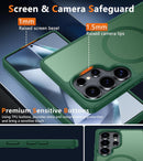 Galaxy S25 Ultra MagSafe Compatible Anti - Fingerprint Hard Back Protective Case