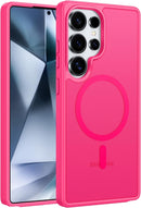 Galaxy S25 Ultra MagSafe Compatible Anti - Fingerprint Hard Back Protective Case