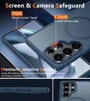 Galaxy S25 Ultra MagSafe Compatible Anti - Fingerprint Hard Back Protective Case