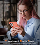 Galaxy S25 Ultra MagSafe Compatible Anti - Fingerprint Hard Back Protective Case