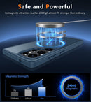 Galaxy S25 Ultra MagSafe Compatible Anti - Fingerprint Hard Back Protective Case