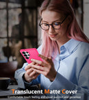 Galaxy S25 Ultra MagSafe Compatible Anti - Fingerprint Hard Back Protective Case