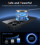 Galaxy S25 Ultra MagSafe Compatible Anti - Fingerprint Hard Back Protective Case