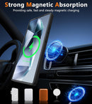 Galaxy S25 Ultra MagSafe Compatible Anti - Fingerprint Hard Back Protective Case
