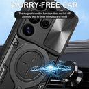 Military grade shockproof Galaxy S25 Ultra case dual layer rotatable ring kickstand magnetic car mount support