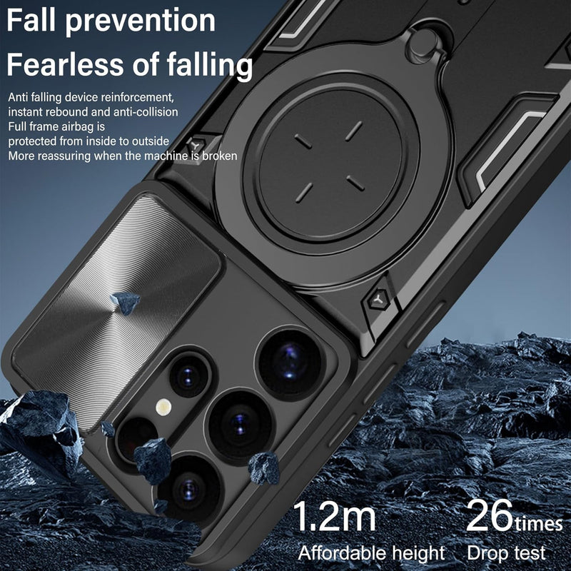 Samsung Galaxy S25 Ultra Military Grade Shockproof Ring Kickstand Case - Gorilla Cases