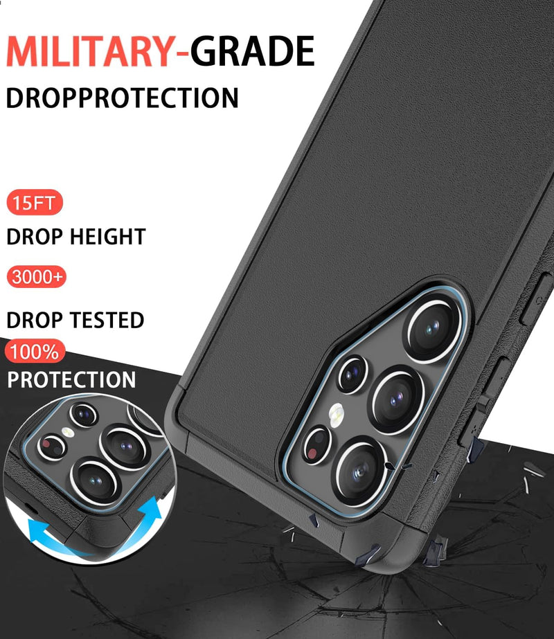 Samsung Galaxy S25 Ultra Screen Protector & Camera Lens Protector Heavy Duty Phone Cover - Gorilla Cases