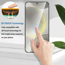 Samsung Galaxy S25 Ultra full coverage tempered glass screen and lens protector anti scratch anti fingerprint