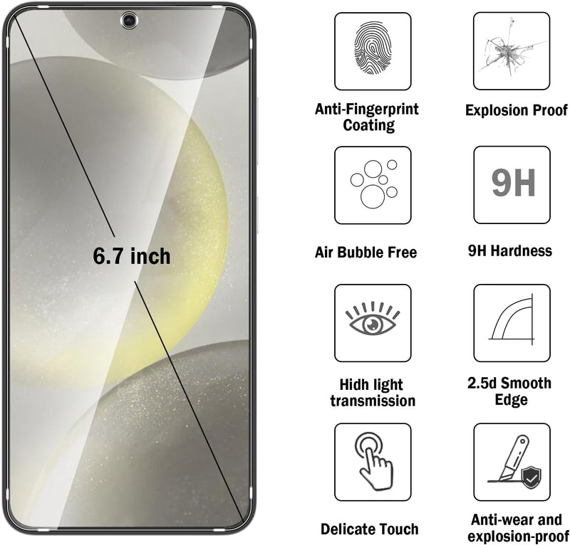 Samsung Galaxy S25 Ultra Screen Protector with Camera Lens Protector - Gorilla Cases