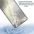 Samsung Galaxy S25 Ultra full coverage tempered glass screen and lens protector anti scratch anti fingerprint