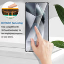Samsung Galaxy S25 Ultra full coverage tempered glass screen and lens protector anti scratch anti fingerprint