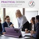 Galaxy S25 Ultra Slim Shockproof Credit Card Holder Wallet Case with Hidden Slot,