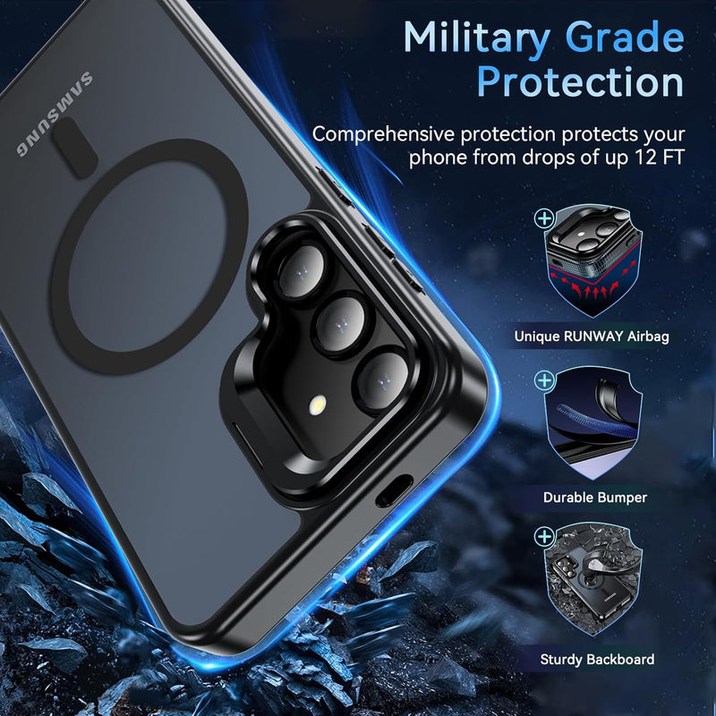 Samsung Galaxy S25/S24 Plus Military Shockproof Protective Matte Cover Case - Gorilla Cases