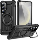 Samsung Galaxy S25/S24 with Kickstand Support Wireless Charging Magnetic Case