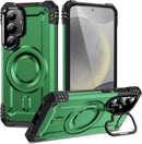 Samsung Galaxy S25/S24 with Kickstand Support Wireless Charging Magnetic Case