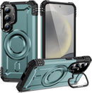 Samsung Galaxy S25/S24 with Kickstand Support Wireless Charging Magnetic Case