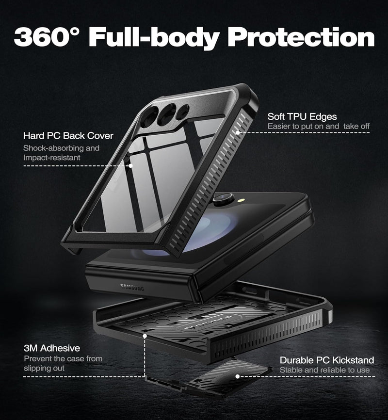 Samsung Galaxy Z Flip 5 5G Shockproof Rugged Full - Body Protective Case - Gorilla Cases