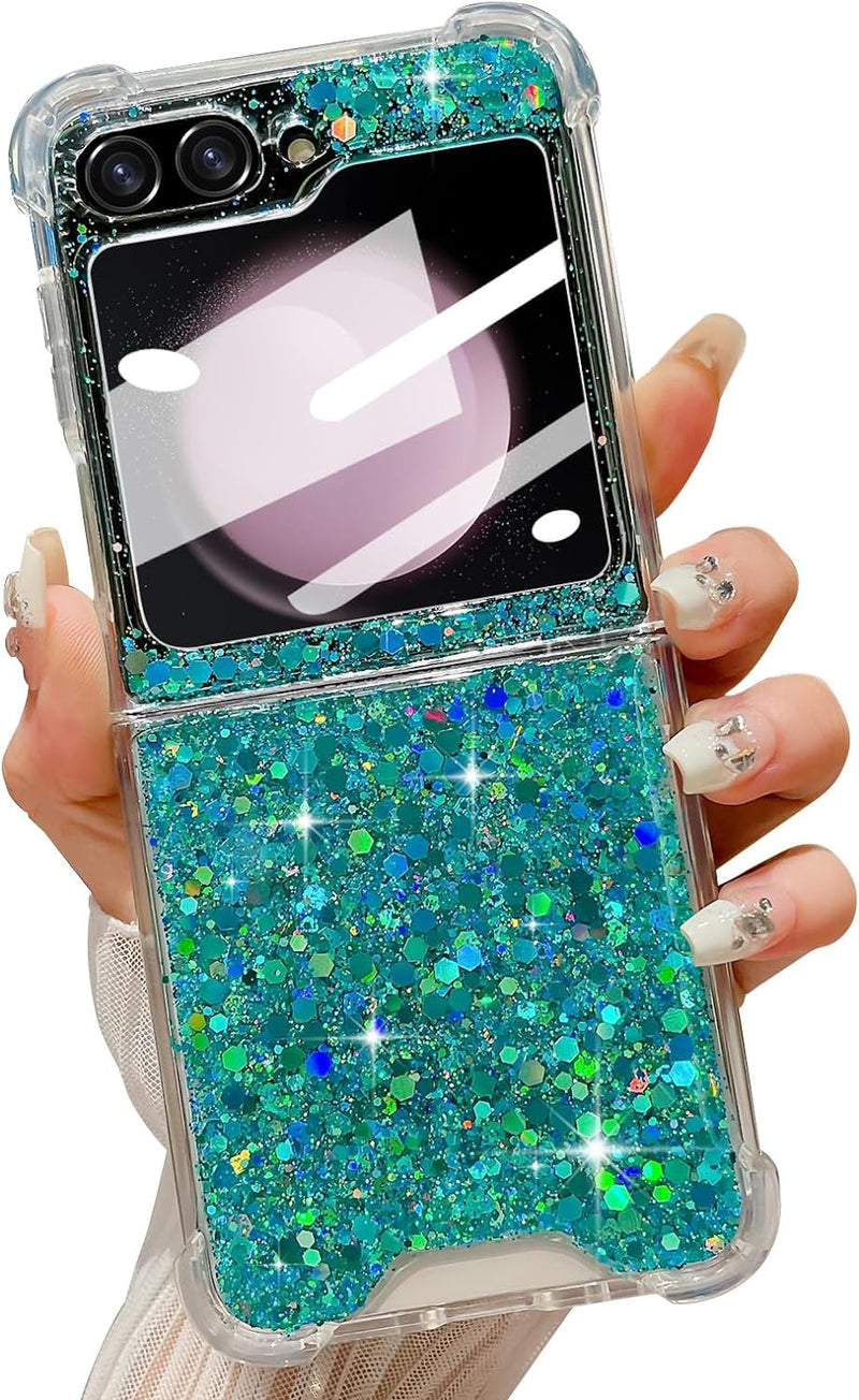 Samsung Galaxy Z Flip 5 Case Bling Glitter Girls Women Cute Phone Case - Gorilla Cases