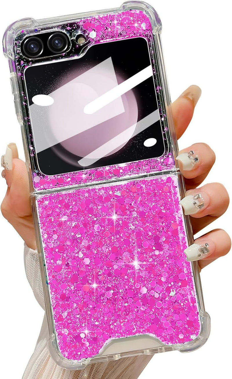 Samsung Galaxy Z Flip 5 Case Bling Glitter Girls Women Cute Phone Case - Gorilla Cases