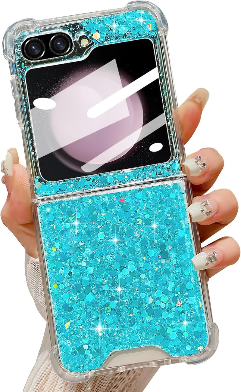 Samsung Galaxy Z Flip 5 Case Bling Glitter Girls Women Cute Phone Case - Gorilla Cases