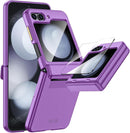 Samsung Galaxy Z Flip 5 Case Built - in Screen Protection HD Clearly All - Inclusive Silicone Shockproof Case