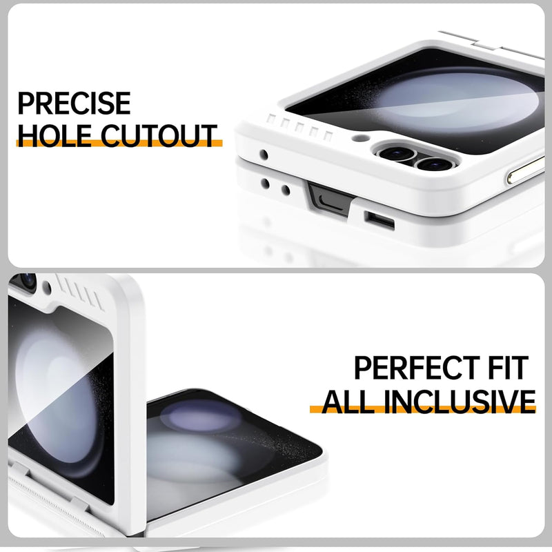 Samsung Galaxy Z Flip 5 Case Built - in Screen Protection HD Clearly All - Inclusive Silicone Shockproof Case - Gorilla Cases