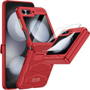 Samsung Galaxy Z Flip 5 Case Built - in Screen Protection HD Clearly All - Inclusive Silicone Shockproof Case