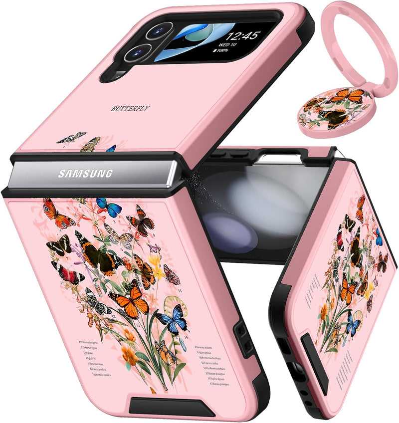 Samsung Galaxy Z Flip 5 Case Butterfly Women Girls Cute Phone Cover - Gorilla Cases