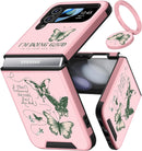 Samsung Galaxy Z Flip 5 Case Butterfly Women Girls Cute Phone Cover