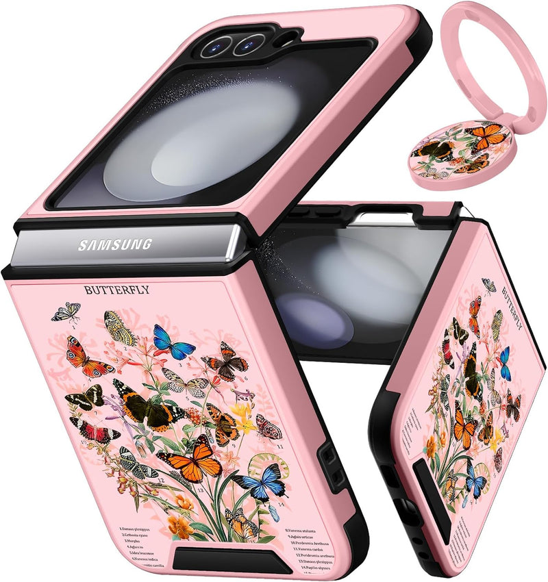 Samsung Galaxy Z Flip 5 Case Butterfly Women Girls Cute Phone Cover - Gorilla Cases