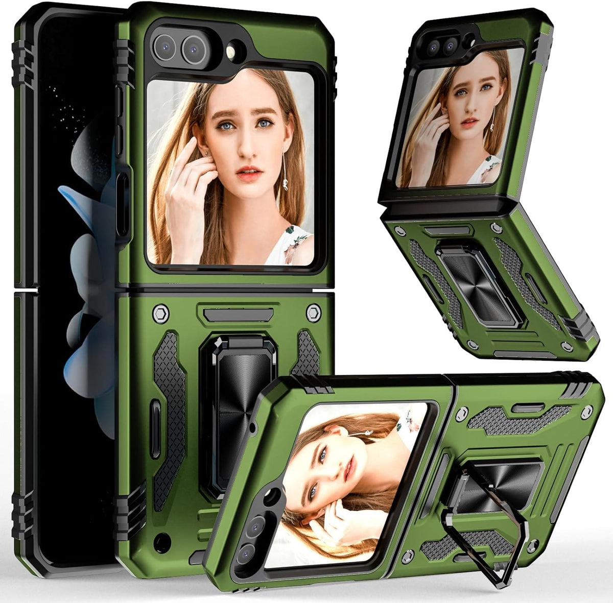 Samsung Galaxy Z Flip 5 Case Military Grade Shockproof Full Body Prote