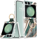 Samsung Galaxy Z Flip 5 Case Ring Wireless Charging Anti - Scratch Shockproof Case