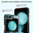 Samsung Galaxy Z Flip 5 Case Ring Wireless Charging Anti-Scratch Shockproof Case