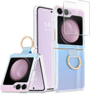 Samsung Galaxy Z Flip 5 Case Ring Wireless Charging Anti - Scratch Shockproof Case