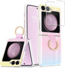 Samsung Galaxy Z Flip 5 Case Ring Wireless Charging Anti - Scratch Shockproof Case