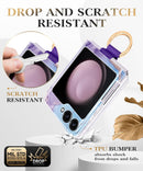 Samsung Galaxy Z Flip 5 Case Ring Wireless Charging Anti - Scratch Shockproof Case