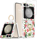 Samsung Galaxy Z Flip 5 Case Ring Wireless Charging Anti - Scratch Shockproof Case