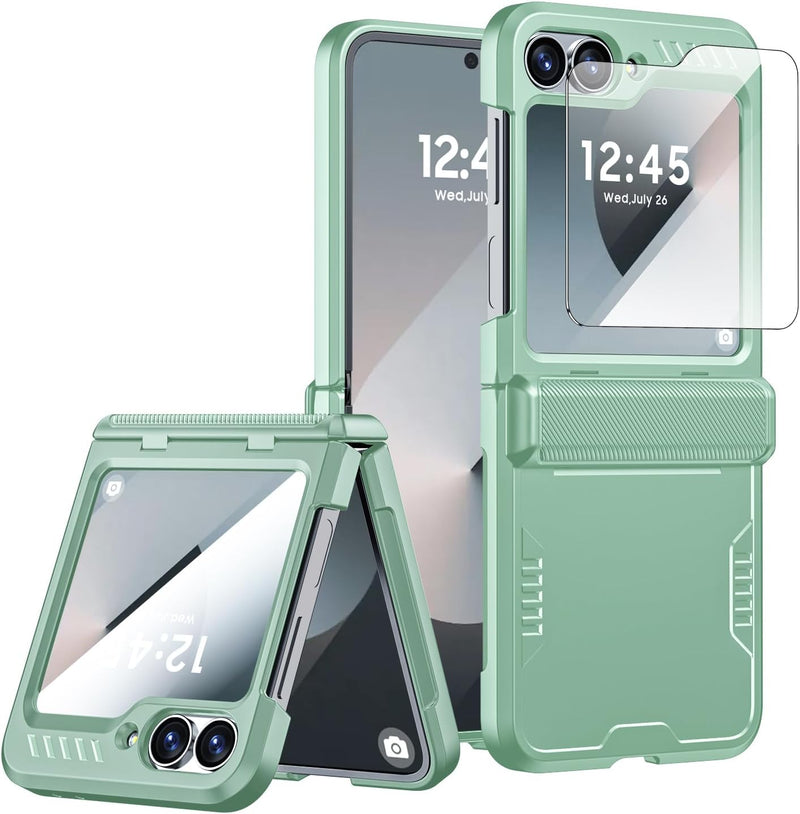 Samsung Galaxy Z Flip 6 Card Holder & Hinge Protection & Screen Protector - Gorilla Cases