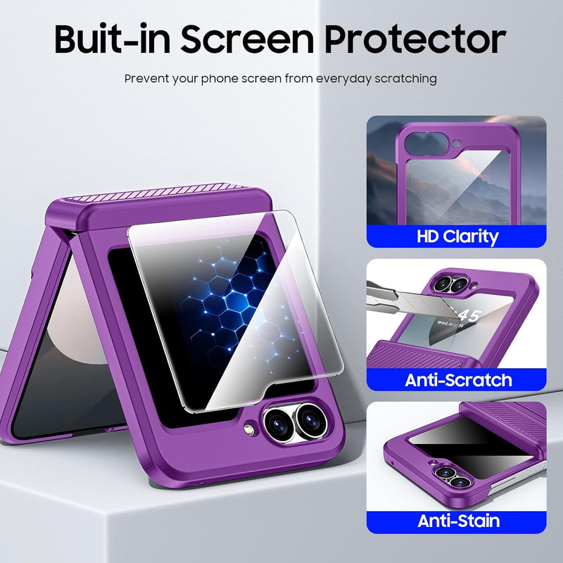 Samsung Galaxy Z Flip 6 Card Holder & Hinge Protection & Screen Protector - Gorilla Cases