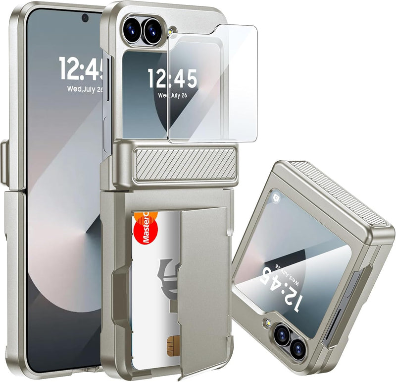 Samsung Galaxy Z Flip 6 Card Holder & Hinge Protection & Screen Protector - Gorilla Cases