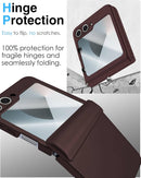 Samsung Galaxy Z Flip 6 Hinge Protection Built - in Screen Protector Phone Case