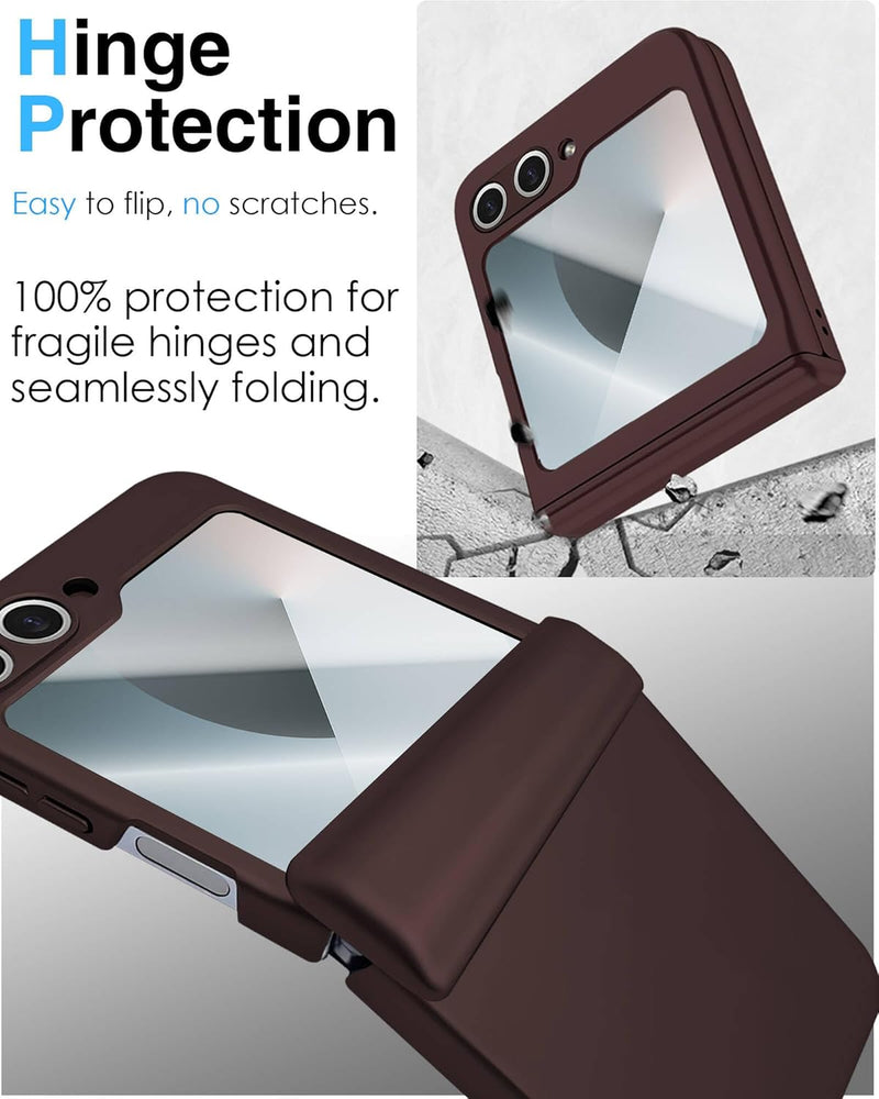 Samsung Galaxy Z Flip 6 Hinge Protection Built - in Screen Protector Phone Case - Gorilla Cases