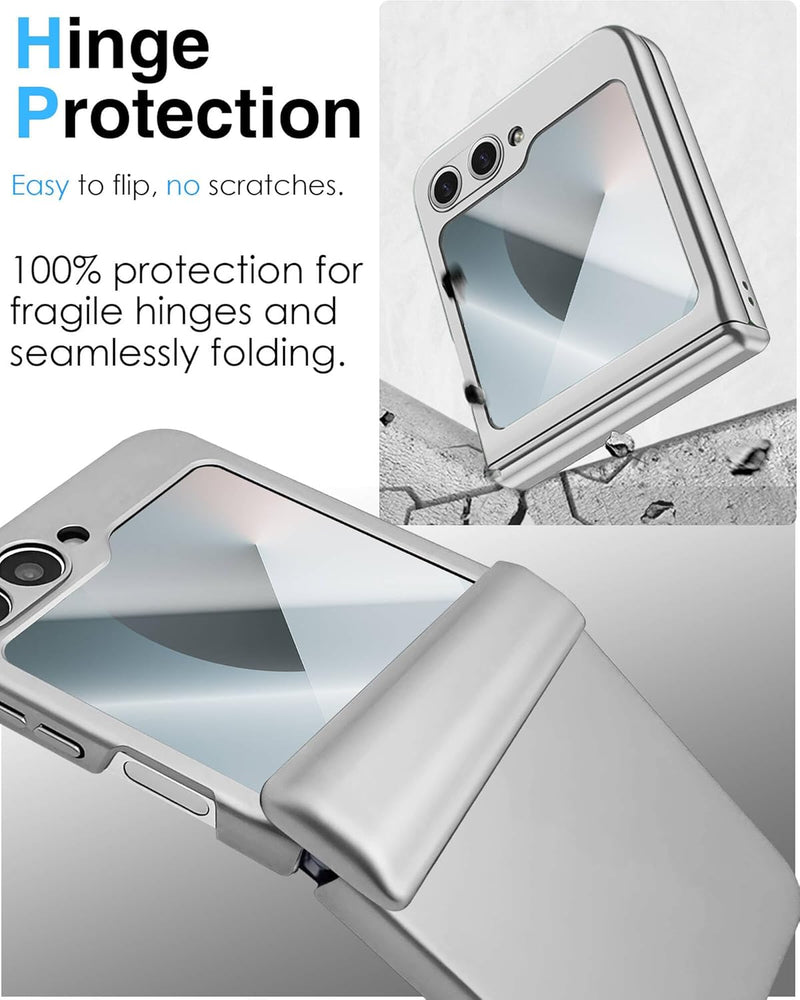 Samsung Galaxy Z Flip 6 Hinge Protection Built - in Screen Protector Phone Case - Gorilla Cases