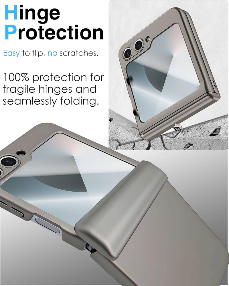 Samsung Galaxy Z Flip 6 Hinge Protection Built - in Screen Protector Phone Case - Gorilla Cases