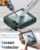 Samsung Galaxy Z Flip 6 Hinge Protection Built - in Screen Protector Phone Case