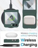 Samsung Galaxy Z Flip 6 Hinge Protection Built - in Screen Protector Phone Case