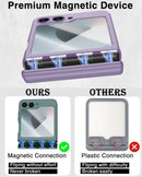 Samsung Galaxy Z Flip 6 Hinge Protection Built - in Screen Protector Phone Case