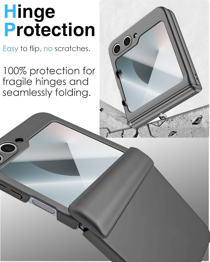 Samsung Galaxy Z Flip 6 Hinge Protection Built - in Screen Protector Phone Case - Gorilla Cases