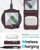 Samsung Galaxy Z Flip 6 Hinge Protection Built - in Screen Protector Phone Case