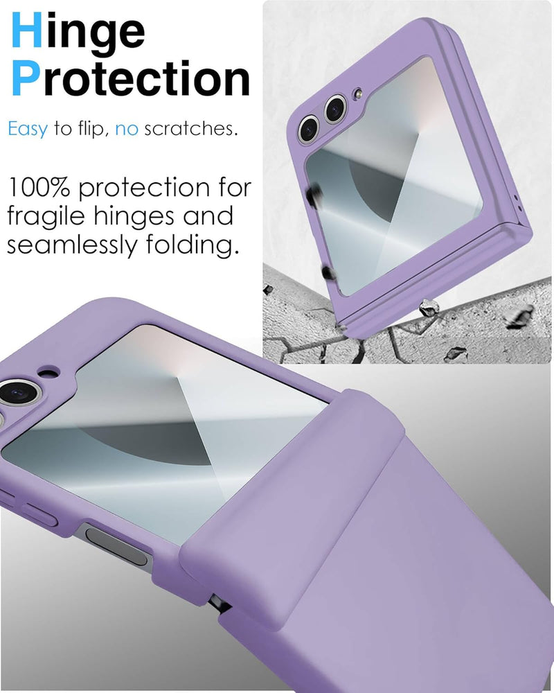 Samsung Galaxy Z Flip 6 Hinge Protection Built - in Screen Protector Phone Case - Gorilla Cases